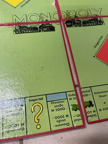 Monopoly Holz Silber Edition Schmidt Spiele Vintage Brettsp. 1961 unvollständig - Bild 8 von 21
