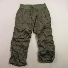 North Face Pants Womens Medium Straight Leg Pockets Lightweight Capri Casual