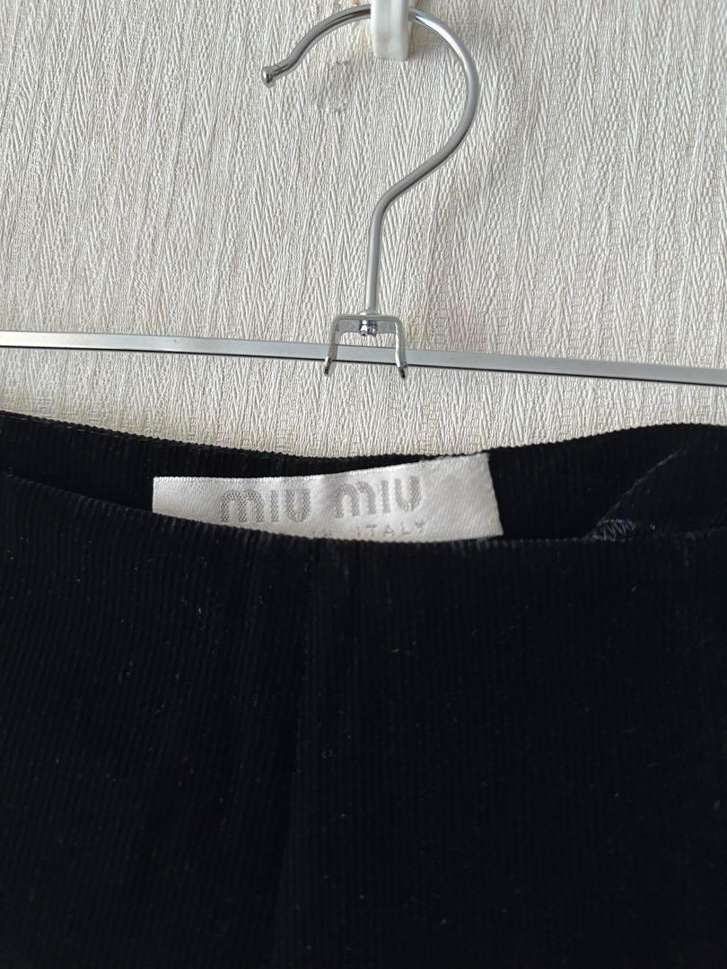 パンツ Miu Miu 90s Corduroy Black Long Pants Miu Miu 90s Corduroy Black Long Pants | eBay