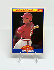 SCORE 1989 Score Tim Jones #649 St. Louis Cardinals Rookie MLB Baseball Card. rookie card picture