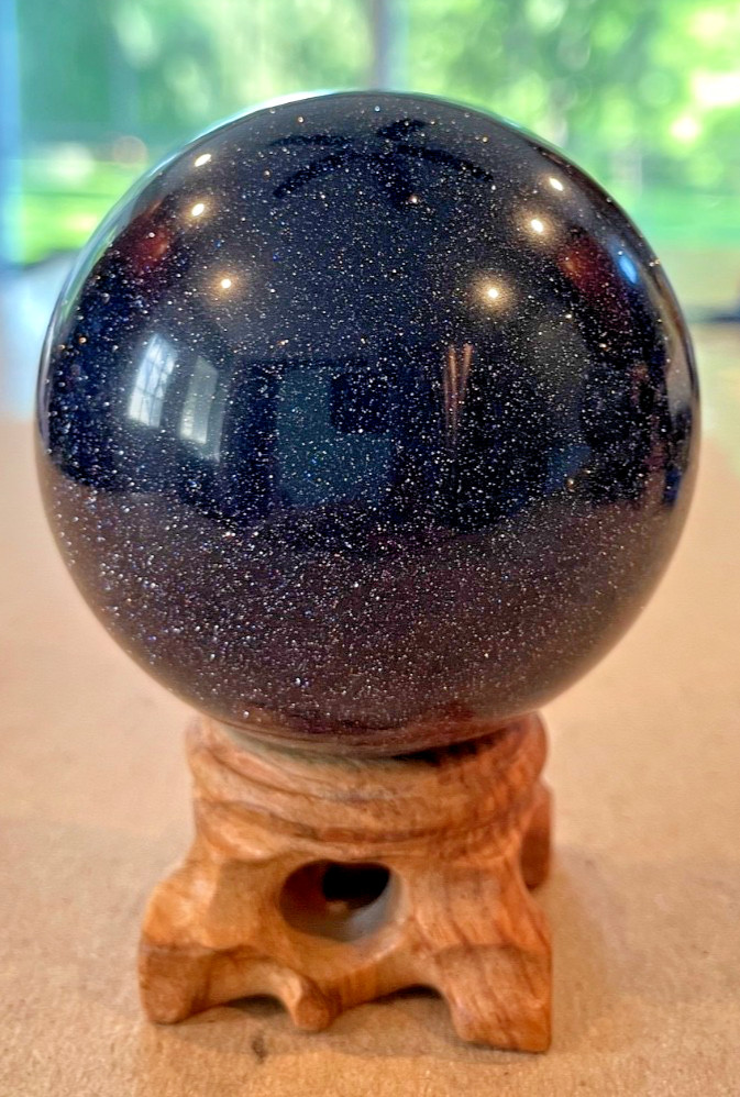 Blue sandstone sphere