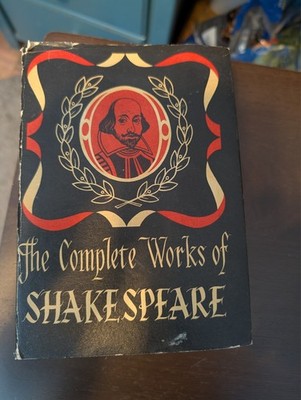 The Complete Works of Shakespeare, Spring Books, vintage Hardcover, Dust Jacket