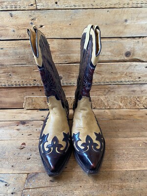 靴 SENDRA rare design western boots US8 SENDRA rare design western boots US8