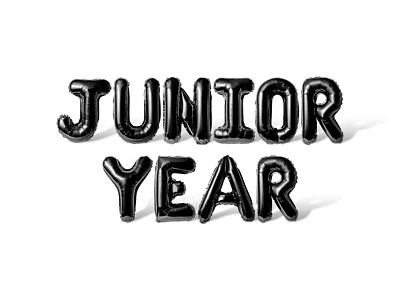 JUNIOR YEAR Letter Balloon Banner - Junior Year Party Supply DIY Decorations - Image 1 of 4