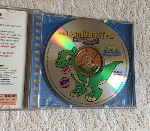 The Land Before Time: Animated Kindergarten Adventure CD-ROM 1998 ganador/mac - Imagen 3 de 4