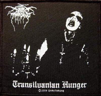 DARKTHRONE PATCH AUFNÄHER # 6 TRANSILVANIAN HUNGER 10x10cm FLICKEN
