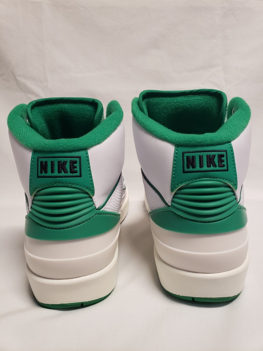 Nike Air Jordan 2 Retro Lucky Green White DR8884-103 Men's Size 8