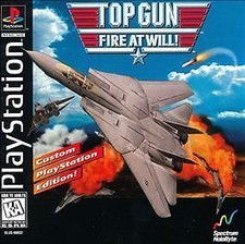 Top Gun: Fire at Will (Sony PlayStation 1, 1996) - European Version