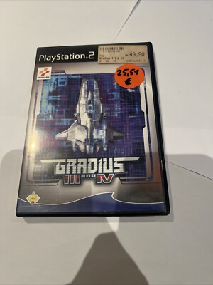 Gradius III & IV - 3 and 4 - Playstation 2 - PS2 - Konami - Anleitung