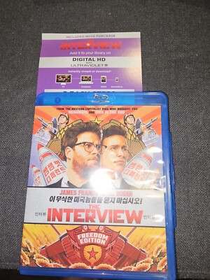 The Interview (Blu-ray Disc, 2015) James Franco, Seth Rogen, 