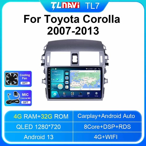 Android CarPlay Support 4G+WIFI Car Stereo Radio GPS For Toyota Corolla 07-2013 - Picture 9 of 48