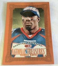1997 Donruss Preferred National Treasures Terrell Davis 122 Denver Broncos