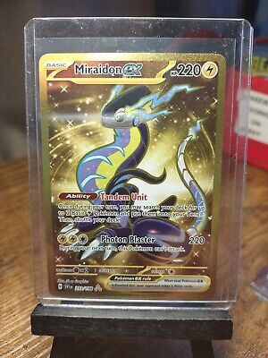 Miraidon EX Gold - Pokemon Scarlet & Violet GOLD SECRET RARE 253/198 –  NM/M, Hobbies & Toys, Memorabilia & Collectibles, Stamps & Prints on  Carousell