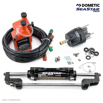 Dometic HK7500-4 SeaStar Pro Marine Outboard Steering w/HO5722 22ft Pro Hose Kit