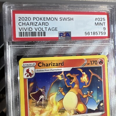 2020 Pokemon SWSH Vivid Voltage Charizard #25 PSA MINT 9 | eBay