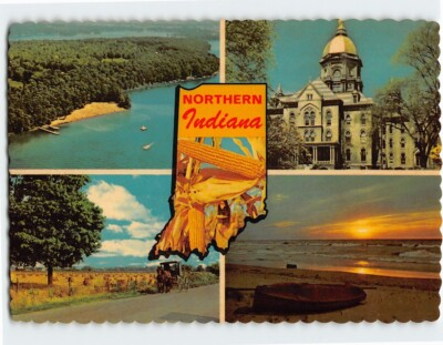#ad Postcard Northern Indiana $4.95