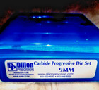 Dillon Precision Progressive Die Set; FACTORY SEALED CARBIDE; 9mm; 14406