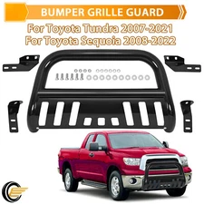 Steel Bull Bar Push Brush Bumper Grille Guard For Toyota Tundra Sequoia 07-2022