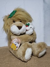 Vintage New Commonwealth 14" The Lion and the Lamb Christmas 1994 Plush