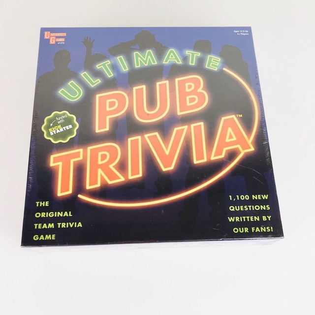 University Games ULTIMATE PUB TRIVIA The Original Team Trivia Game NEW 