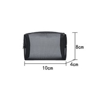 Mesh-Reise-Aufbewahrungstasche Make-Up-Tasche Kosmetiktasche Kulturbeutel ▽