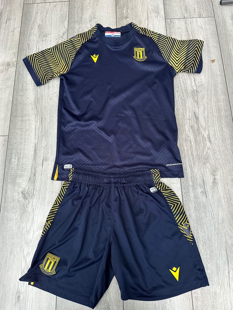 Stoke City FC 2020 2021 Away Shirt Macron Kit Child 11-12