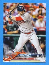 2018 Topps Update #US23 J.D. Martinez All-Star Red Sox