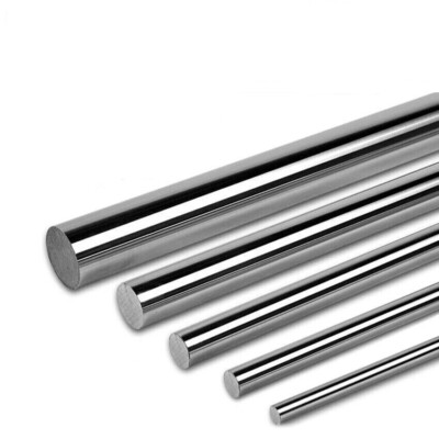 QUARKZMAN 2 Stück Rundstahl 5x500 Mm – Verchromt, Gehärtet HRC58-60, Für 3D-Drucker, CNC, Führungen & Modellbau