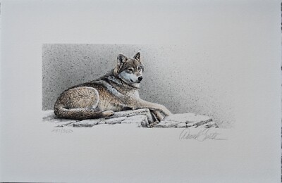 Daniel Smith GUARDIANS OF THE DEN (Hand Colored Original Litho) #237/350 R@RE!