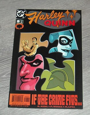HARLEY QUINN # 8 DC COMICS July 2001 GGA PETE WOODS ART