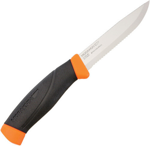 Mora Companion Serrated (Oran Knife M-11829 8 3/4" overall. 4" stainless partial - Bild 1 von 2