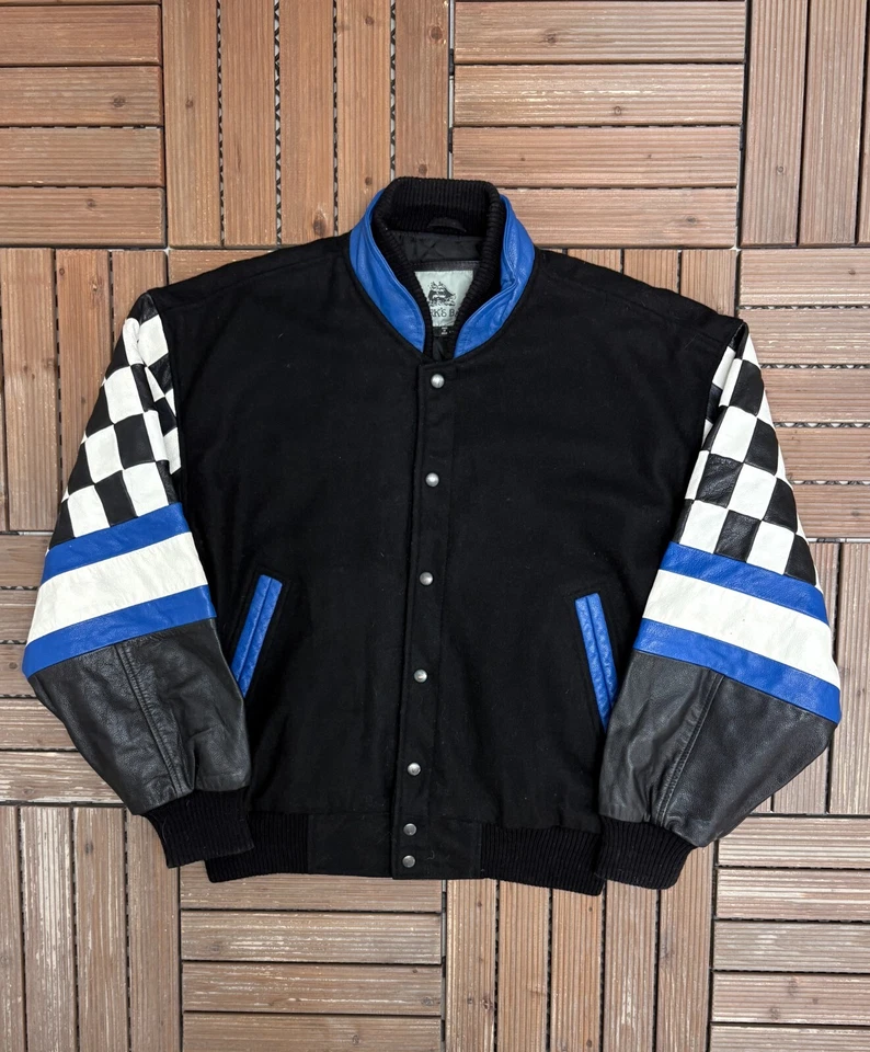 Springfield Falcons Embroidered Vintage Black Jacket Size Large - Imagen 3 de 4