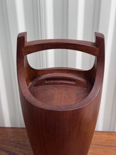 Teak Danish Ice Bucket by Jens H. Quistgaard for Dansk 1960s Mid Century - Picture 2 of 13