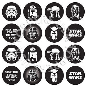 star wars edible cupcake toppers