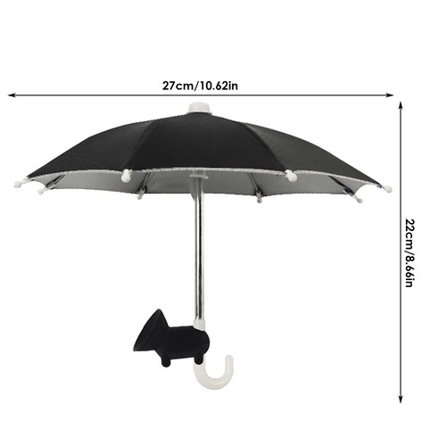 1PC Sun Umbrella For Cell Phone Outdoor Riding Sun Shade Holder w/Suction Cup - Picture 2 of 15