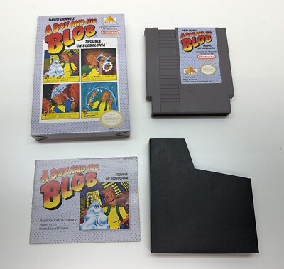 A Boy and his Blob Absolute Nintendo NES Complete, CIB, USA 1989