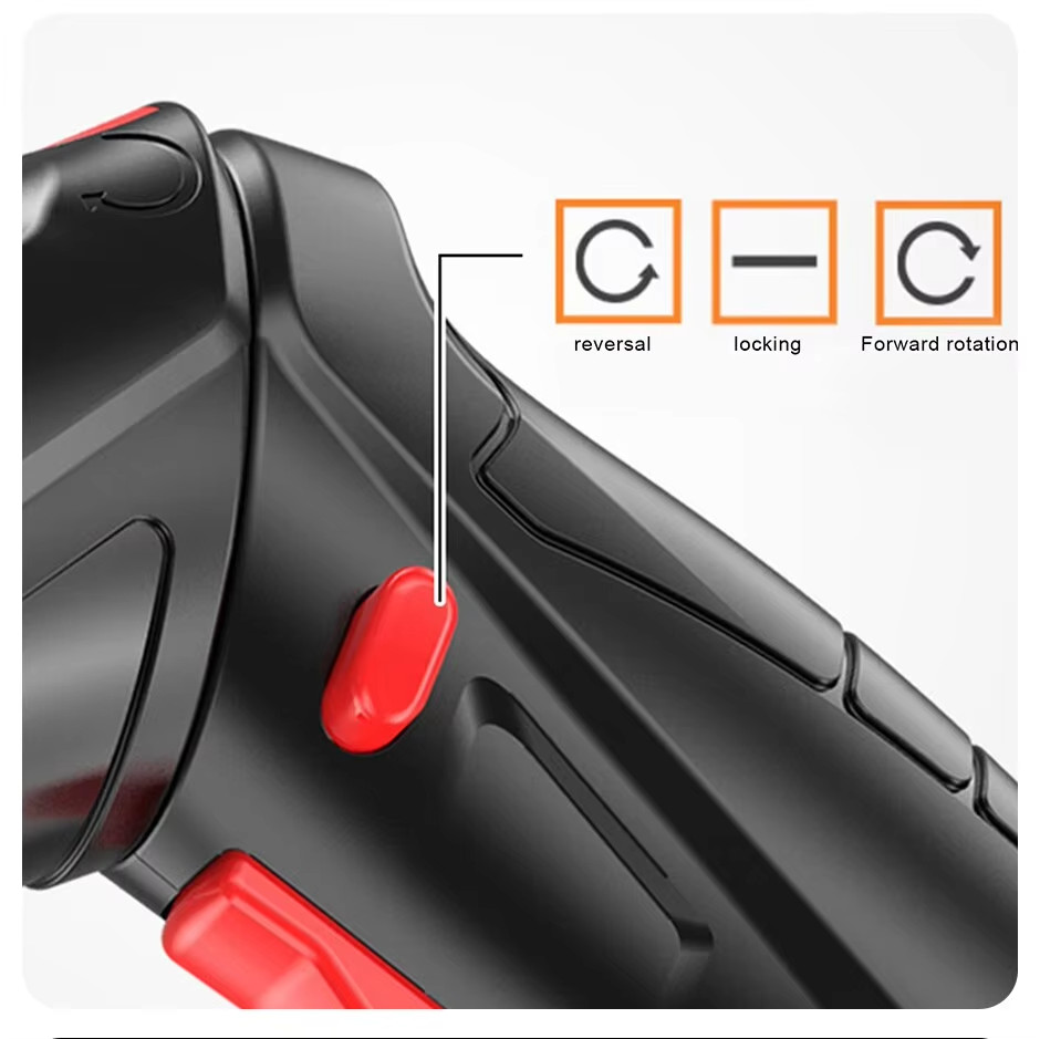 Trapano Elettrico 4.2v, Cacciavite a Batteria 1800mah, Set Utensili Riparazione - Miniatura 5
