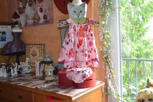 lot de 3 robes bébé 3 mois ou poupée reborn 55cm