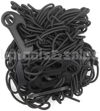 48" x 60" Truck Bed Cargo Net Elastic Bungee Stretch Mesh Nylon Hooks Tie Down