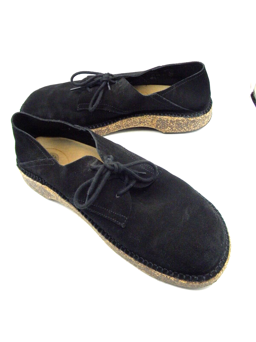 EUC Birkenstock Men’s Gary Black Suede Casual Oxfords Shoes Birkenstock Gary Black Suede Leather Casual Oxford Shoes | eBay main image 3