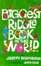 Biggest Riddle Book in the World - Paperback By Rosenbloom, Joseph - GOOD
