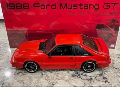 GMP ACME Exclusive 1988 Ford Mustang GT Street Fighter Red 1/18 1