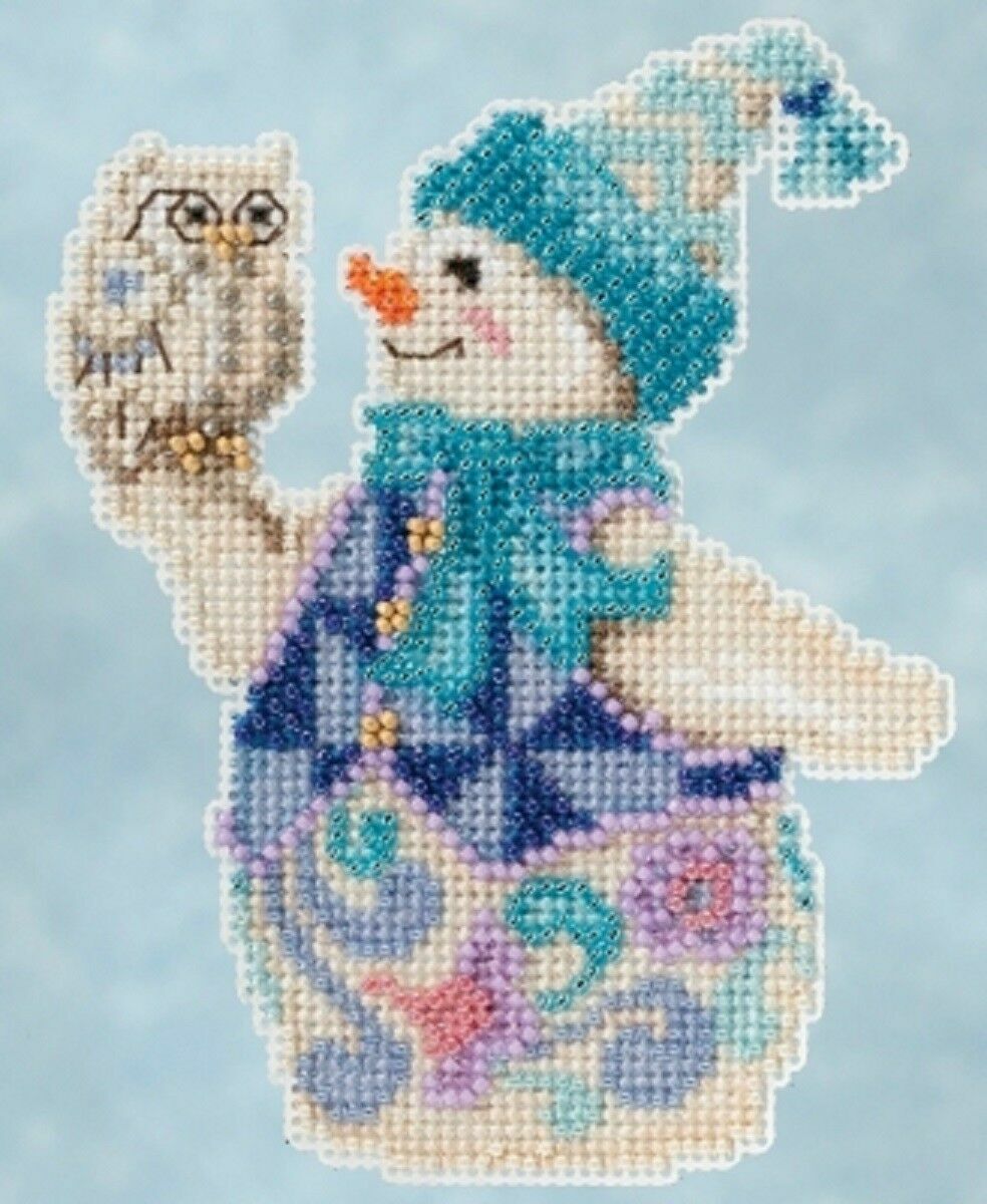 Snowy Owl Snowman - Mill Hill - Jim Shore - Cross Stitch Kit - JS20-5103