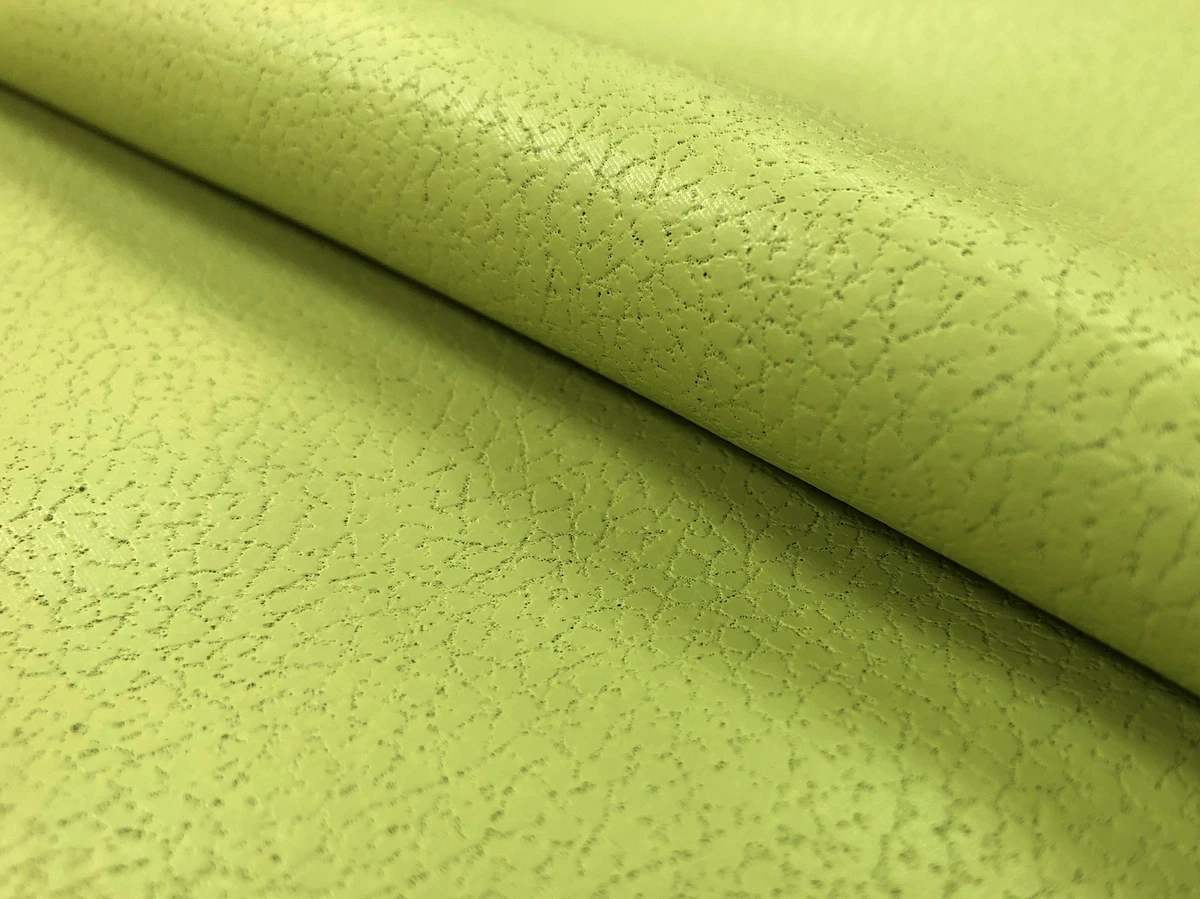 Yellow Textured Upholstery Leather