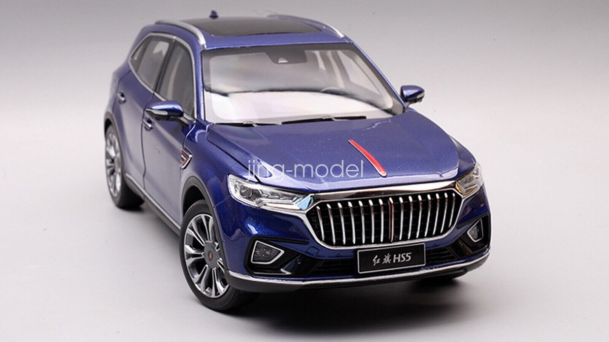 1/18 紅旗 H5 1/18 Scale HongQi Red Flag HS5 SUV Blue Diecast Model Car