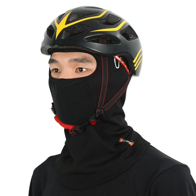 WEST BIKING Invierno Máscara Facial Térmica Tocado Deportes al Aire Libre Gorra Sombrero Negro Foto 4 de 4