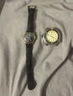 Pair Of Vintage Watches Timex Indiglo Case Only Nordstrom Fossil Need Batteries