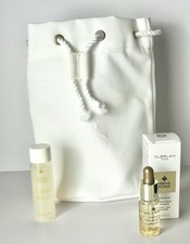 Guerlain Abeille Royale 3-Pc Skincare Gift Set   Oil, Lotion, Travel Pouch  NEW