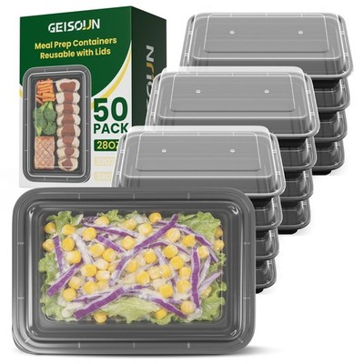 20 Pack 28oz Meal Prep Containers Reusable with Easy Open Lids, Sturdy Leakpr...