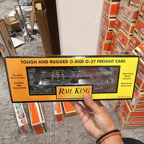 Coche cisterna Rail King McDonald's calibre O/O-27 negro 30-7327 publicidad | Zustand: New